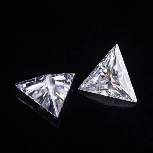 2ct DEF White Triangle Loose Moissanite