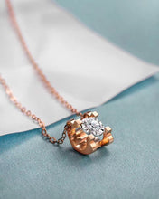 Load image into Gallery viewer, 18K Rose Gold Moissanite Pendant Chain