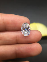 将图片加载到图库查看器，8x12mm DEF White Oval Ice Crushed Cutting Loose Moissanite For Engagementring